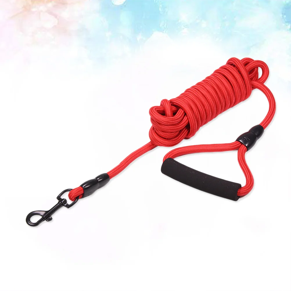 

POPETPOP Walking Leash with Padded Handle for Medium Large Dogs Training Walking 10m ( Red )