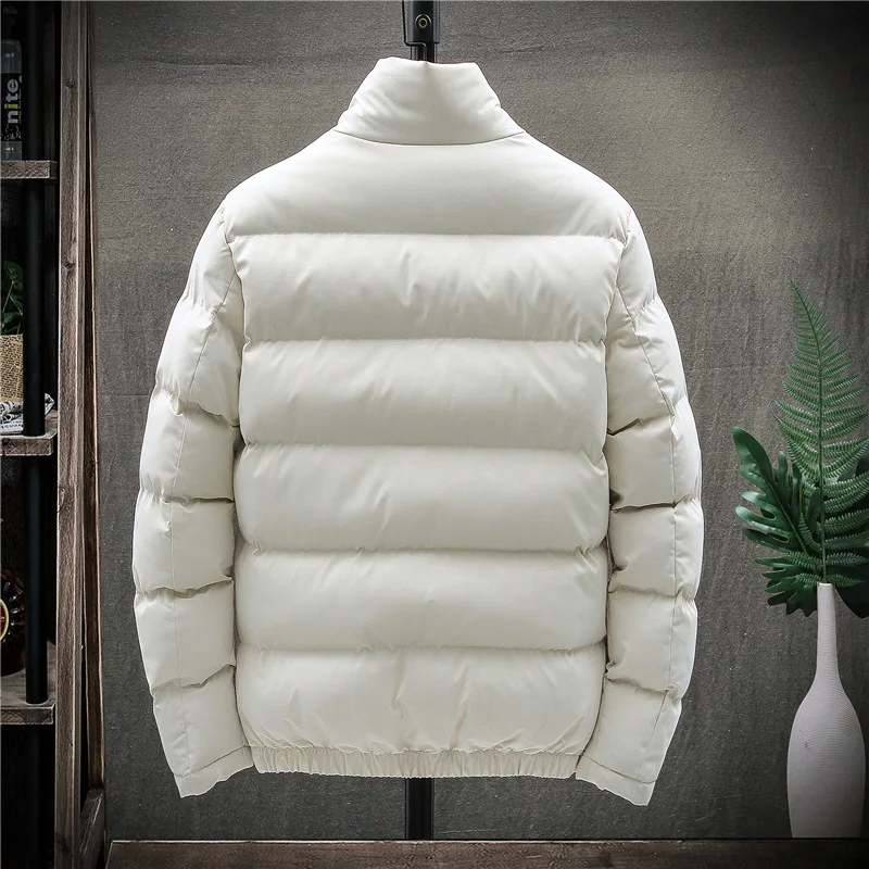 Factory sales men's coat autumn and winter 2022 new cotton coat couple Korean version trend stand collar cotton jacket clothing