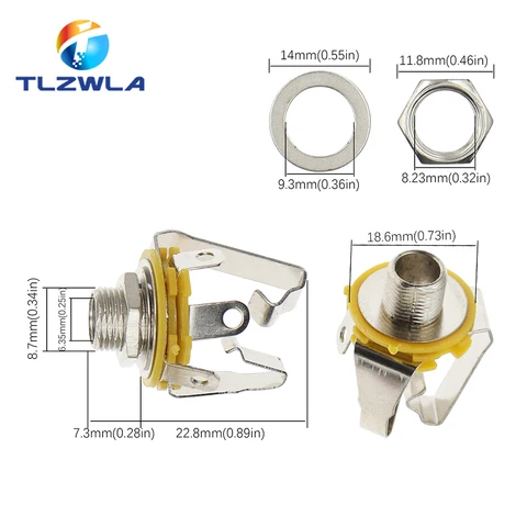 Стерео штекер 6,35 мм TLZWLA Microphone holder