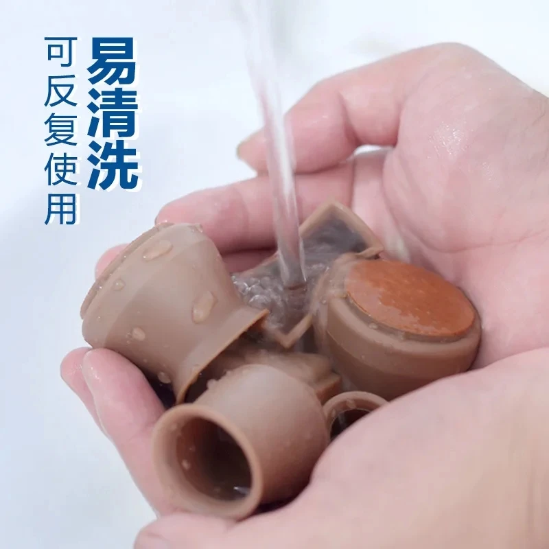 16 шт. силиконовые накладки на ножки стула с войлоком