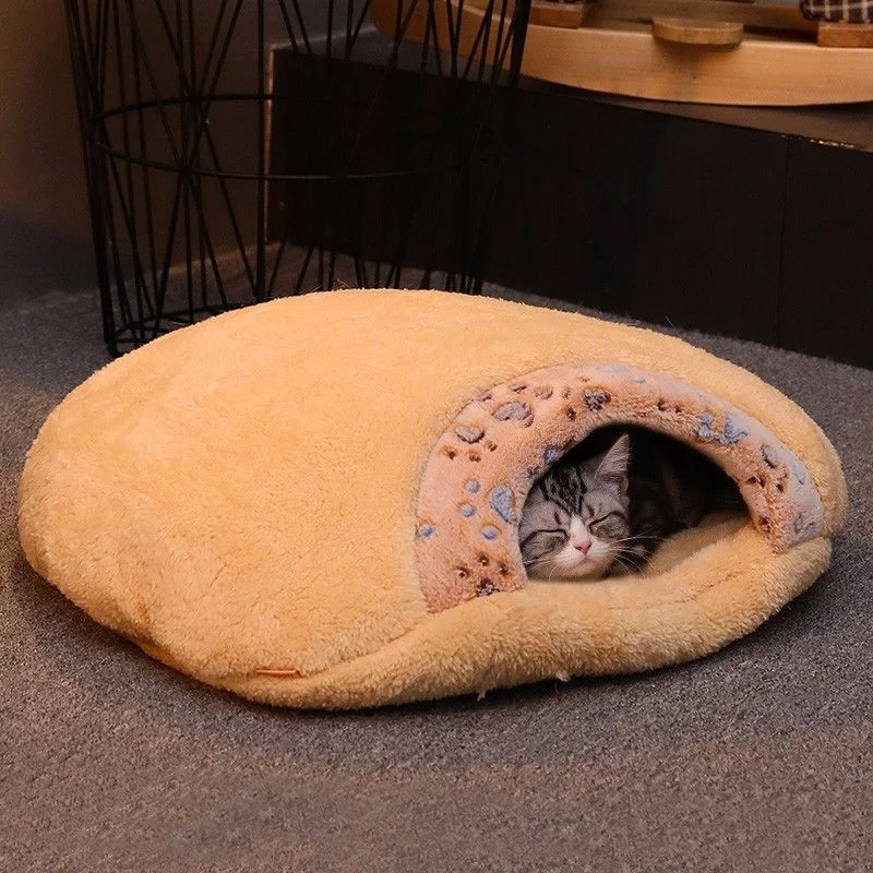 

Cat's Nest Warm in Winter All Seasons Universal Cat's Nest Closed Cat's House Small Dog's Nest Sleeping Bag Nest Cat's Articles