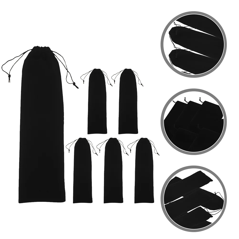 

6 Pcs Curling Iron Cover Hair Curlers Blow Dryer Bag Tools Travel Duffle Hairdressing