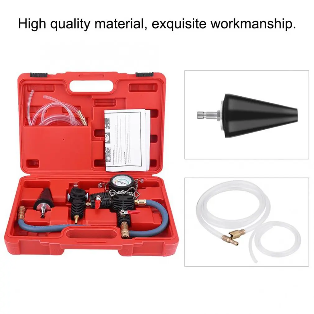 

Car Coolant Vacuum Kit Cooling System Radiator Set Refill and Purging Tool Universal Auto Diagnostic-tool Car Auto Accessories