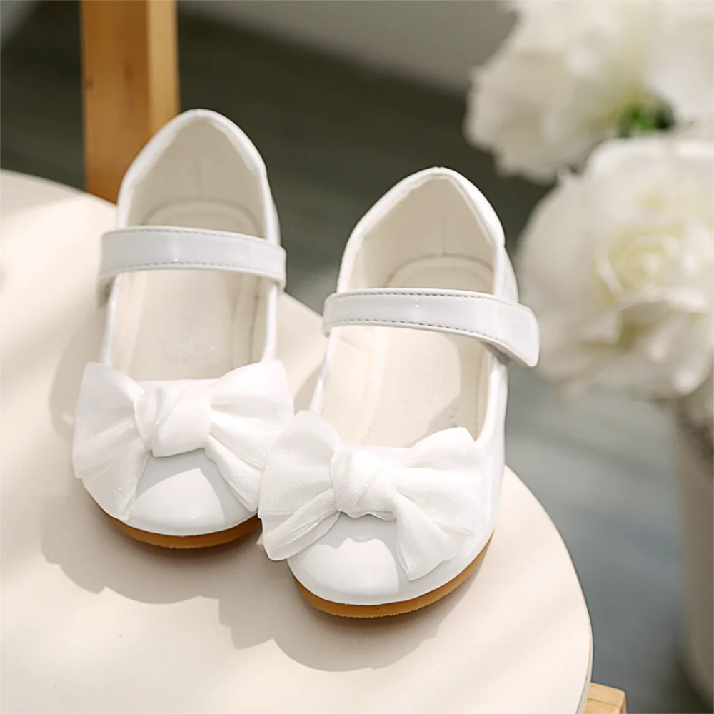 

Baby Girls Party Shoes Flower Cute Toddler Kids Shoes For little Kids Girls Wedding Party Evening Shoes
