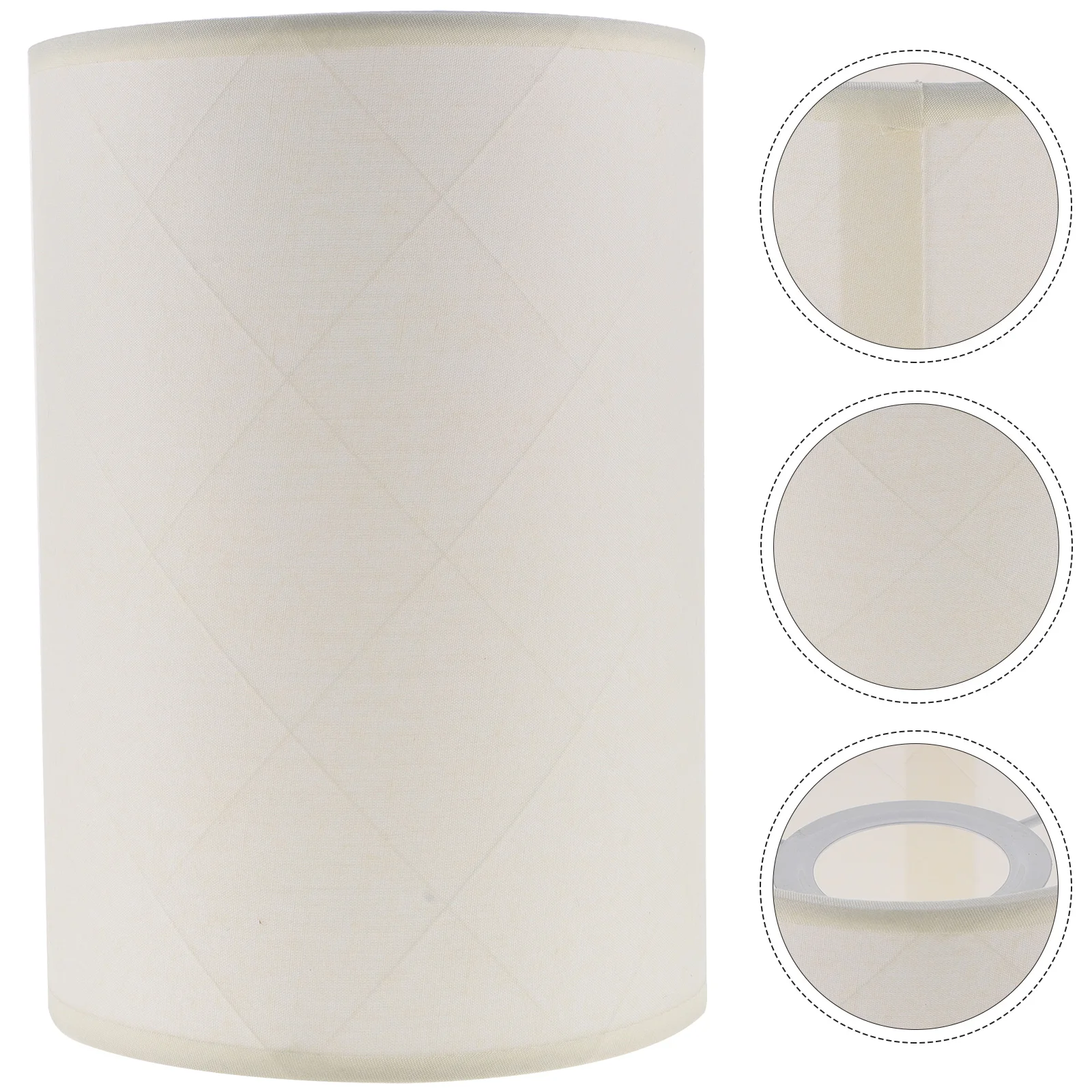 

Fabric Lampshade Decorative Lampshades Wall Replacement Multifunction Desk Metal Cover