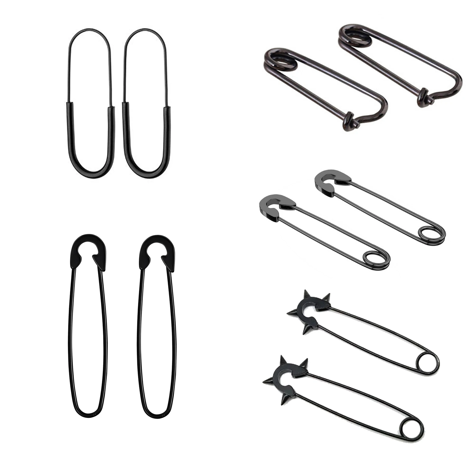 

Серьги-гвоздики из нержавеющей стали, уникальный дизайн