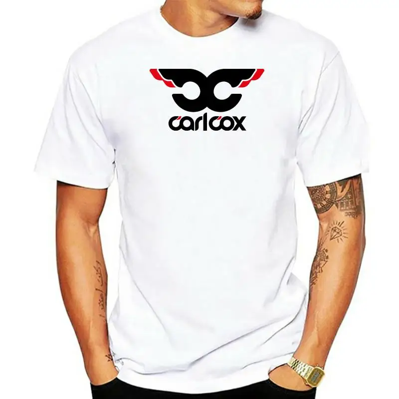 

Carl Cox DJ Tee Shirt Men Boy Print Short Sleeve Thanksgiving Day Custom Big Size Couple Shirts