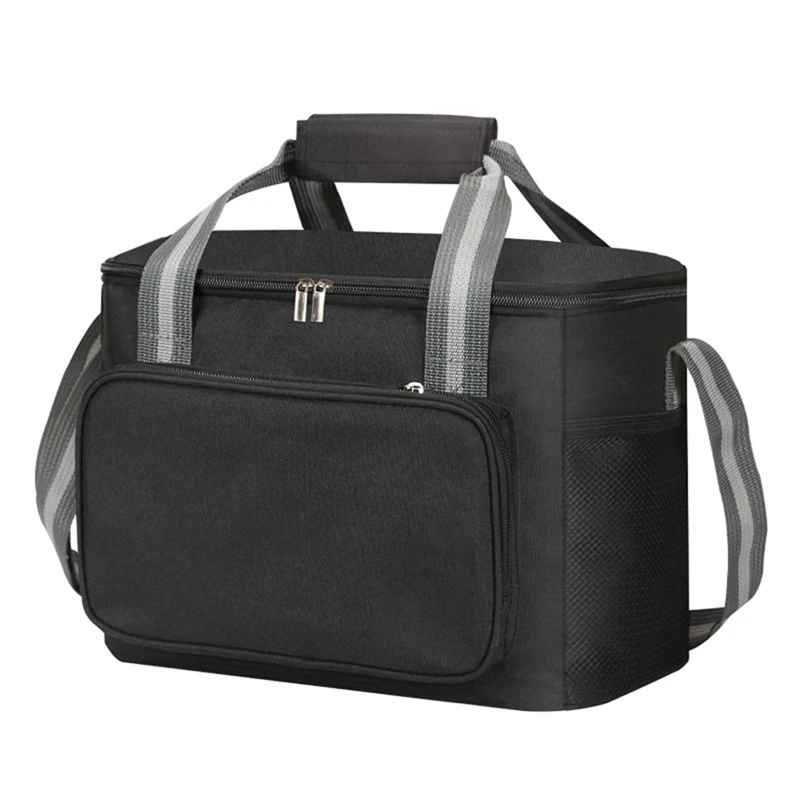 

Portable Lunch Bag Thermal Insulated Lunch Box Tote Cooler Handbag Bento Pouch Dinner Container Food Storage Bags