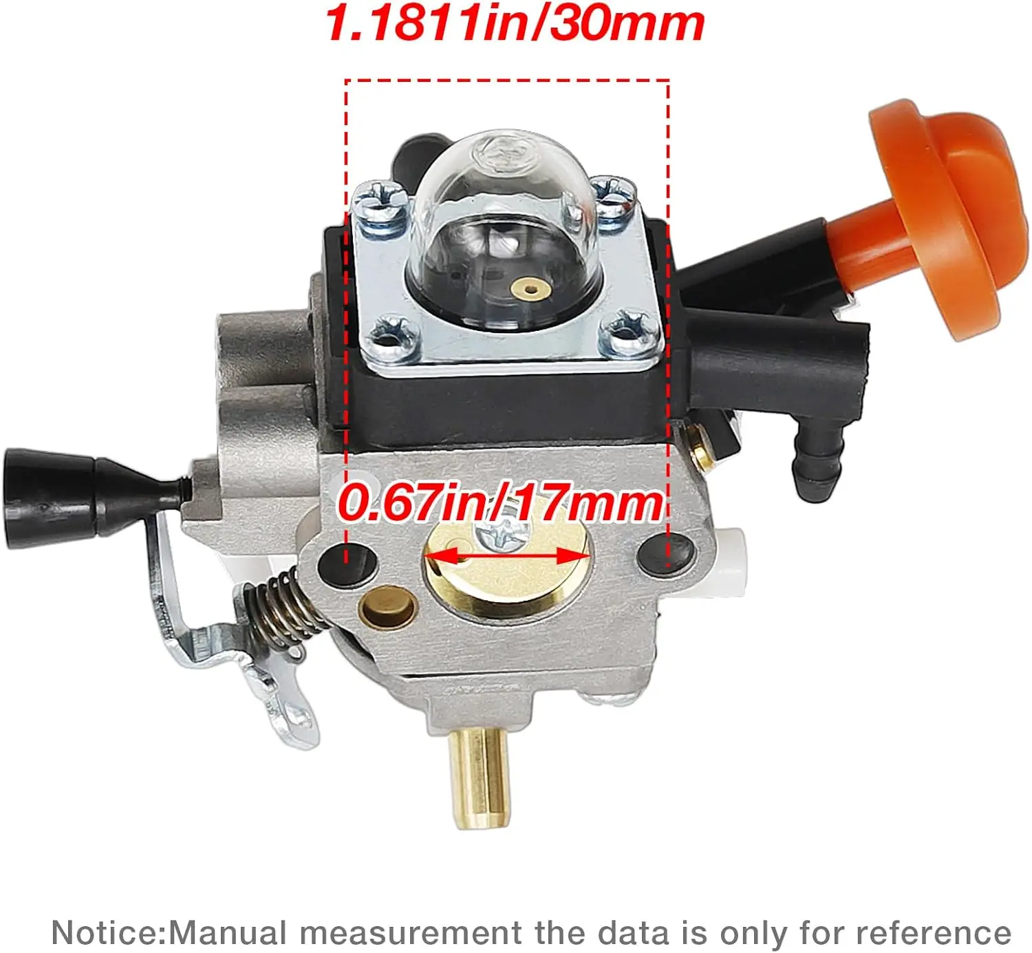 Фото Карбюратор 4180-120-0615 FS 91 FS91R, замена для Stihl FS91R FS111 FS89 HT102 HT103 FC91 FC96 KM91 KM91R KM111 FC111, для кусторезов №3