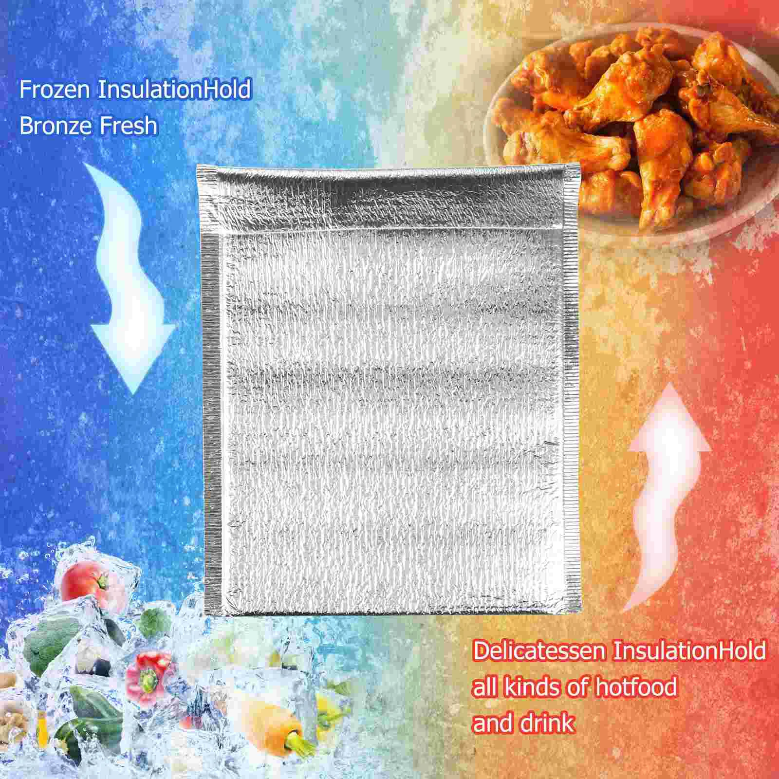 

Thermalbags Insulated Insulation Envelopes Lunch Mailersreusable Sandwich Pouch Aluminum Hot Bubble Box Liners Cushion Snackcold