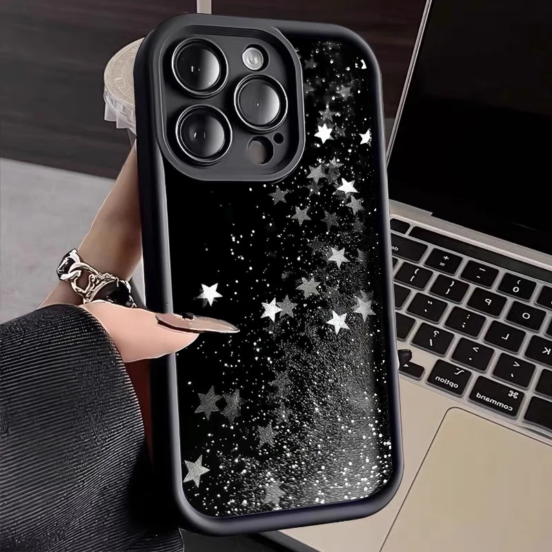 Фото Роскошный противоударный чехол Shining Star с узором для Samsung Galaxy S25 S24 S23 Ultra S22 FE S21 Plus A16 A55 A54 5G A33 A35 №1