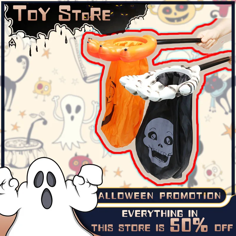 

Xinyue Хэллоуин детская игрушка подарок тыква череп мешок конфет большая ладонь