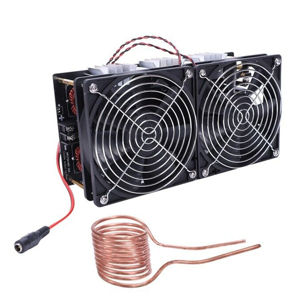 

12-48V 2500W ZVS Induction Heater High Frequency DIY Durable PCB Board Stable Professional Flyback Driver Low Voltage Coil