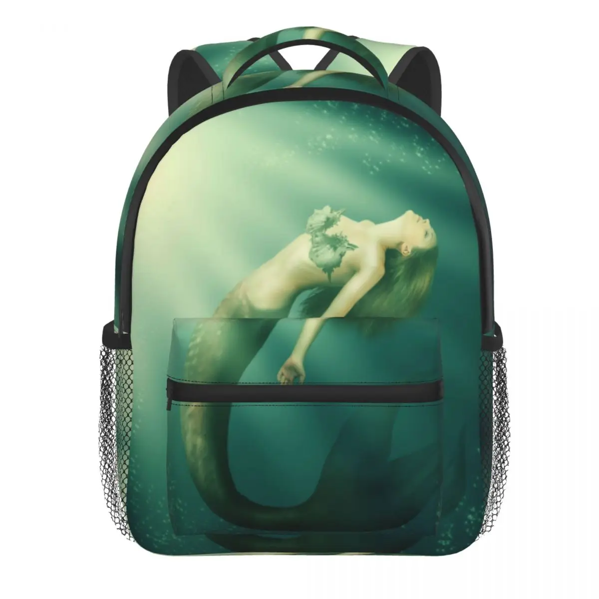 Fantasy Beautiful Woman Mermaid With Tail Baby Backpack Kindergarten Schoolbag Kids Children School Bag