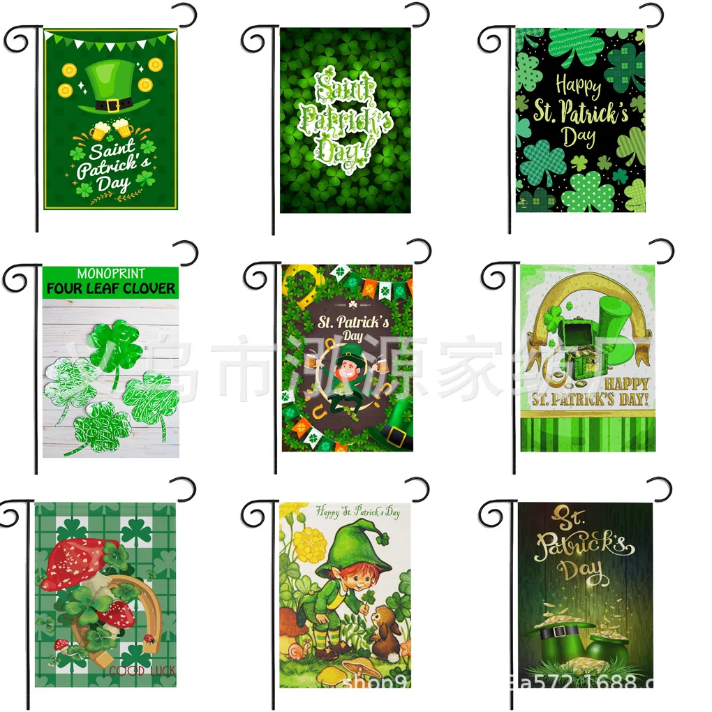 

Albania Flag Cross-border Explosion Models St. Patrick Festival Garden Flag Court Decoration Digital Printing Factory Direct