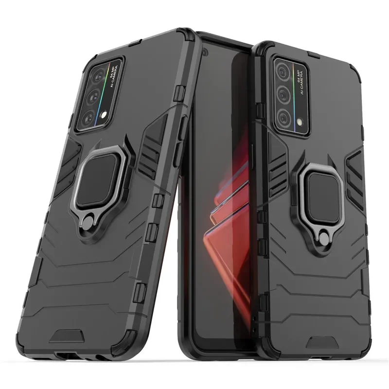 

for Realme GT Master Case Cover 8 Pro X7 Pro Ultra Extreme 7 6 Ring Holder Armor Bumper Phone Cases Realme GT Master Explorer 5G