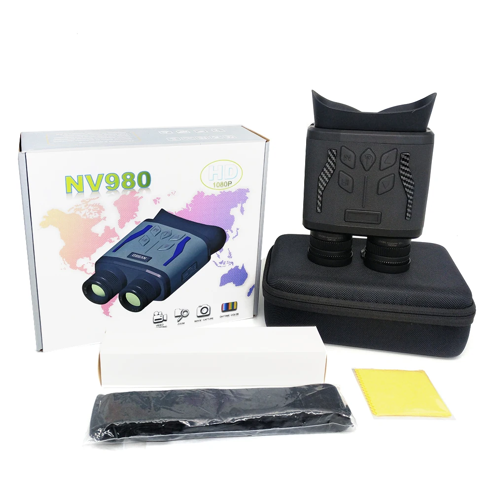 

New NV980 Powerful 2022 HD Digital Night Vision Glasses Device For Hunting Spy 128G