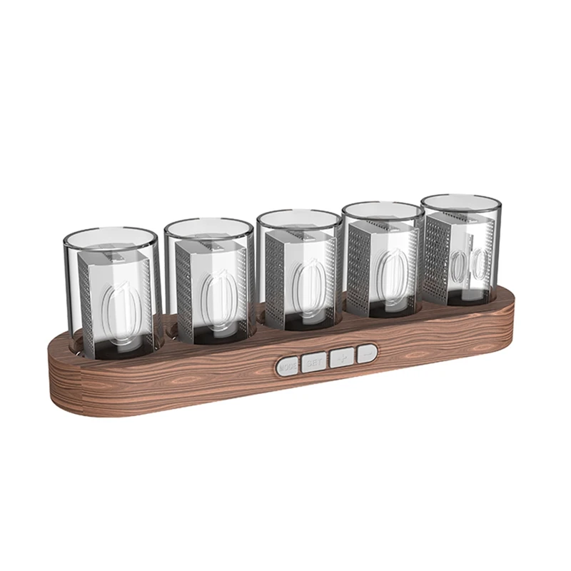 

Nixie Tube Clock Digital Variable Color Clock LED Digital Clock Desk LED Desktop Home Decor RGB LED Tube