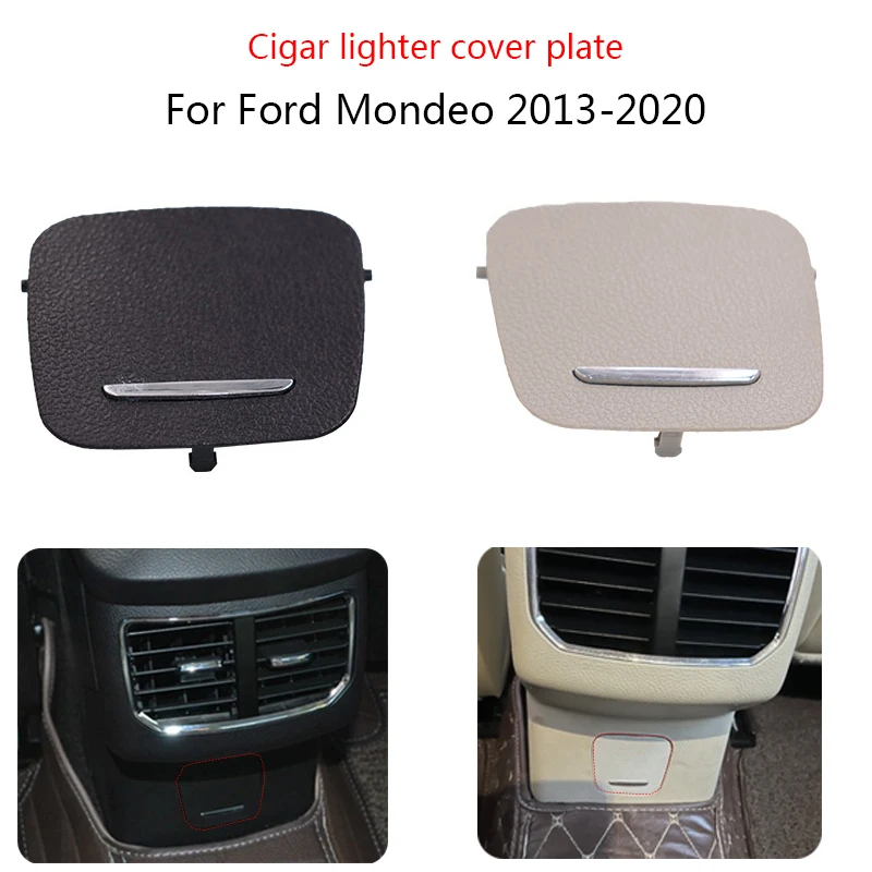 

Car Armrest Cigarette Lighter Cover Plate USB Charging Original Panel Facia For Ford Mondeo 2013 2014 2015 2016 2017 2018-2020