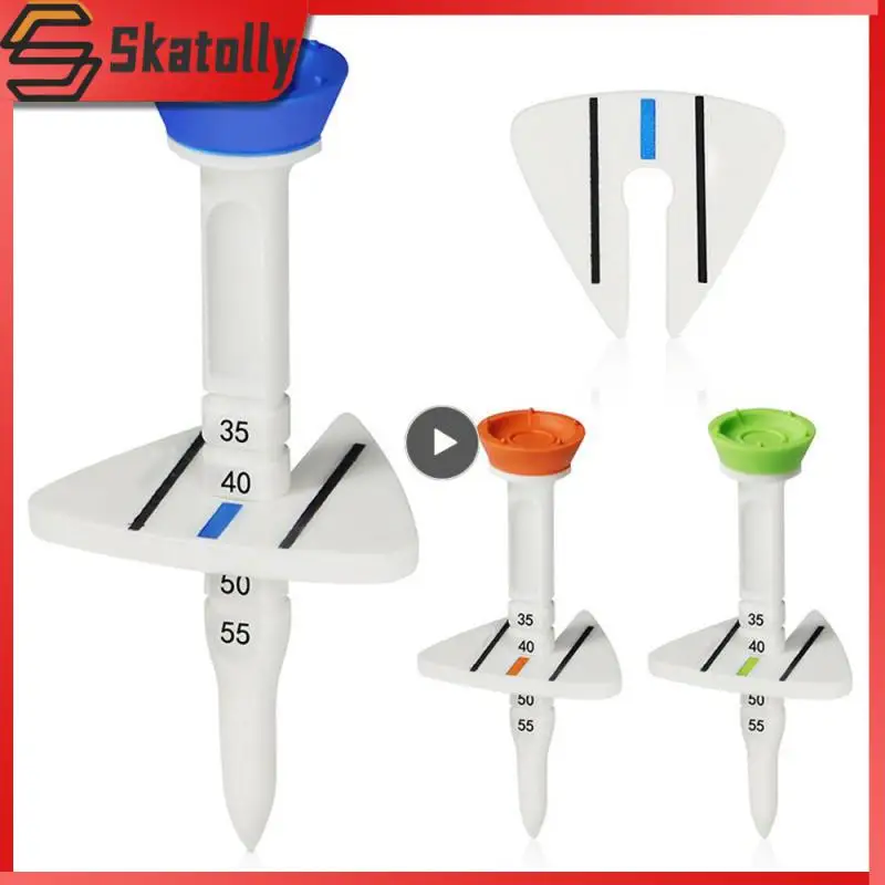 

Adjustable Fan Supplies Blue Golf Equipment Reduce Clubface Damage Adjustable Golf Tee Aimable Golf Trainer Innovative Design