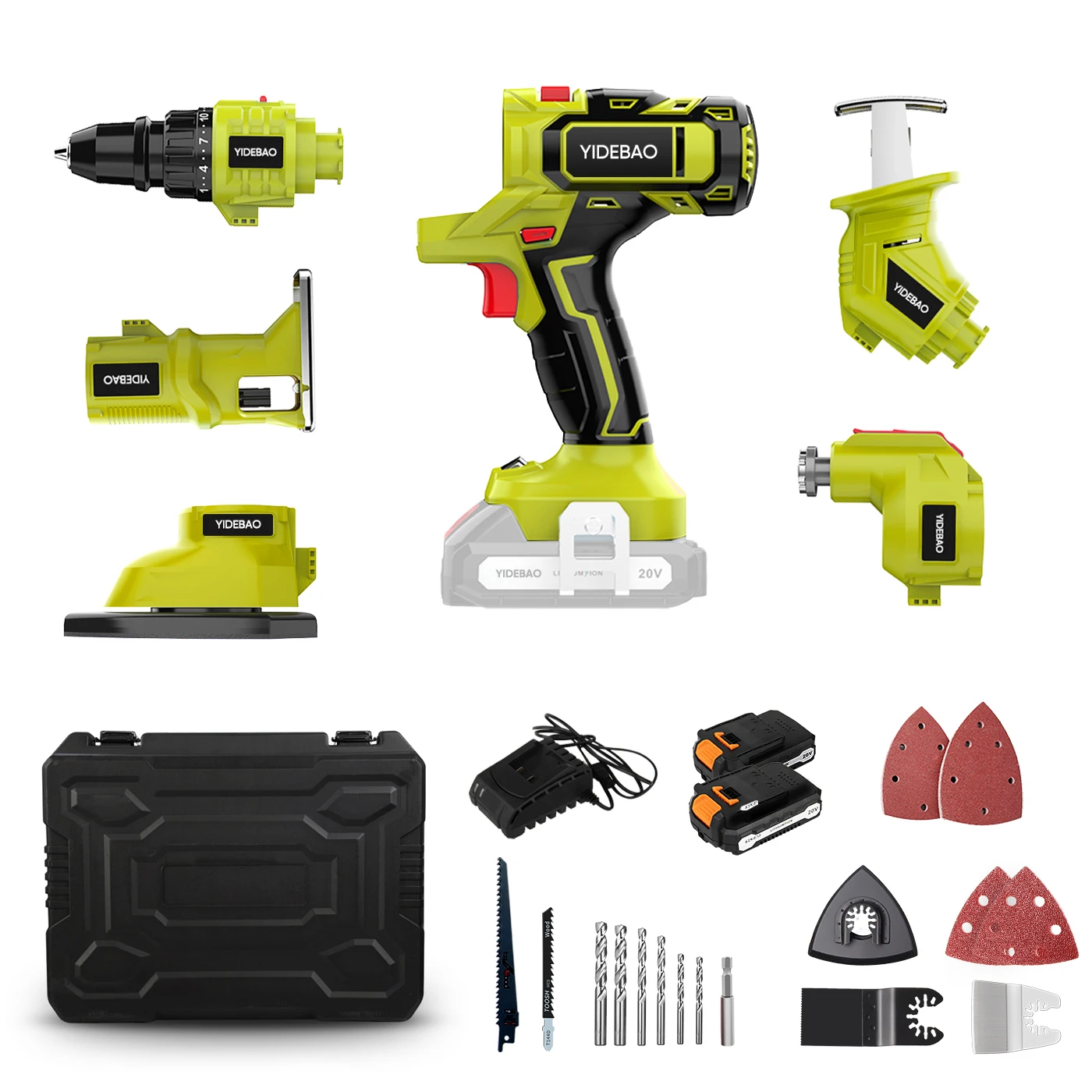 High Quality 5 in One Brushless Cordless power tools hand tool set 20v Combo kits