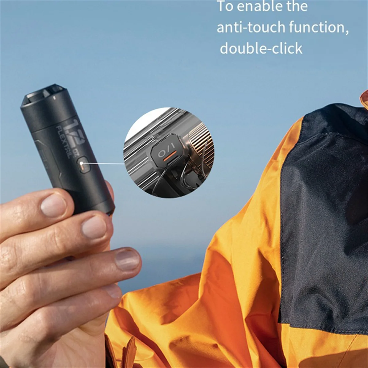 FLEXTAILGEAR ZERO PUMP 34 г Портативный воздушный насос для надувных лодок Мини-воздушный