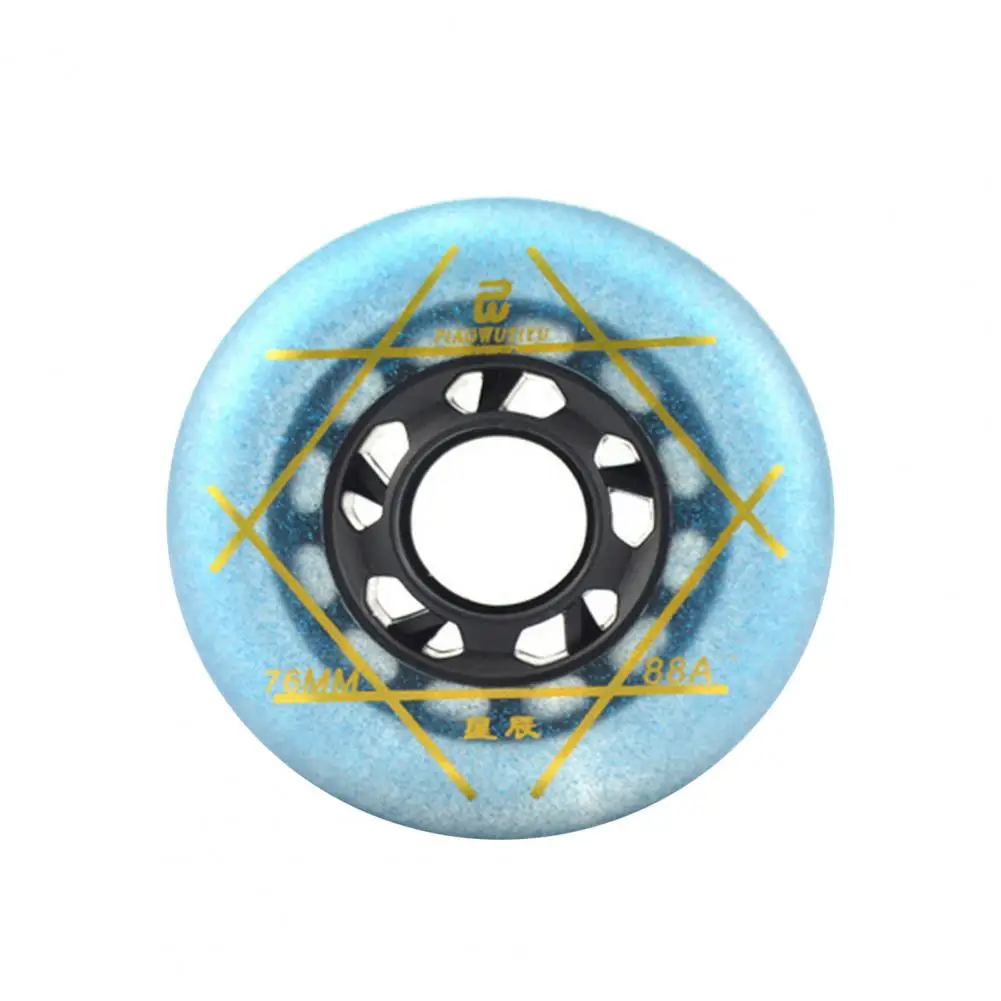 

72/76/80mm Inline Skate Wheel Starry Sky Strong Grip Universal Replacement Roller Skate Wheel Roller Skating Accessories