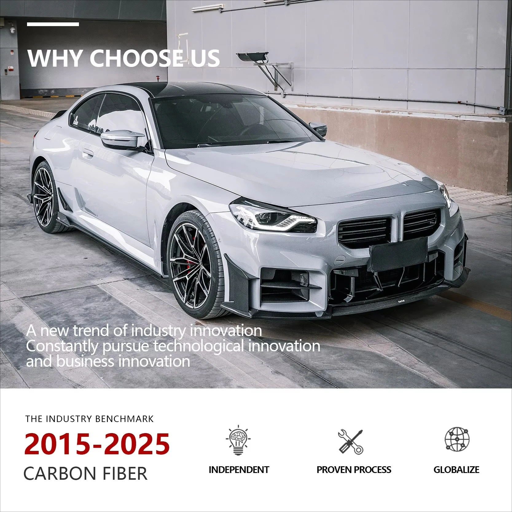 Задний спойлер Karbel Style из сухого карбона для M2 G87 M Sport Coupe (2023-2025) (art.: 3920dcff62517) - 3920dcff62517