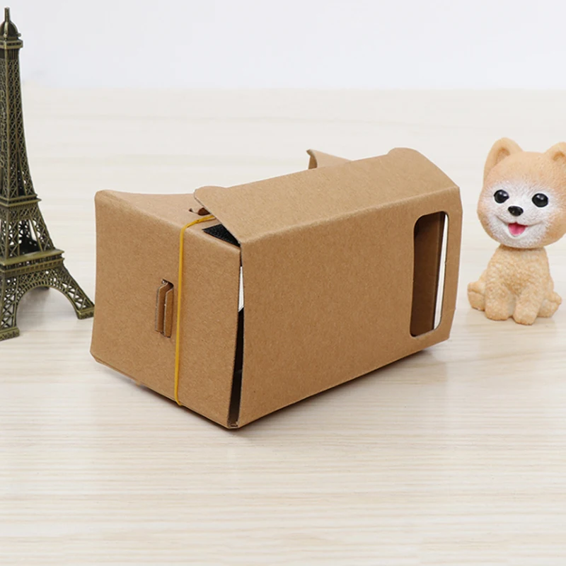 Очки виртуальной реальности 3D VR Google Cardboard для телефонов на Android новая модель