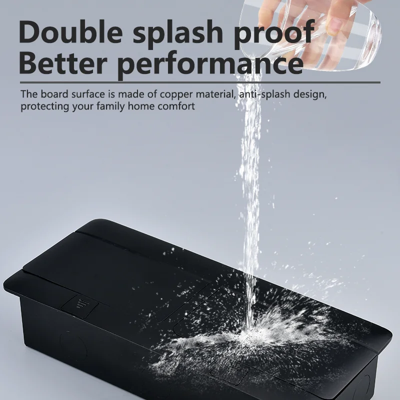 Настольная розетка европейского стандарта с USB-разъемом HDMI всплывающая