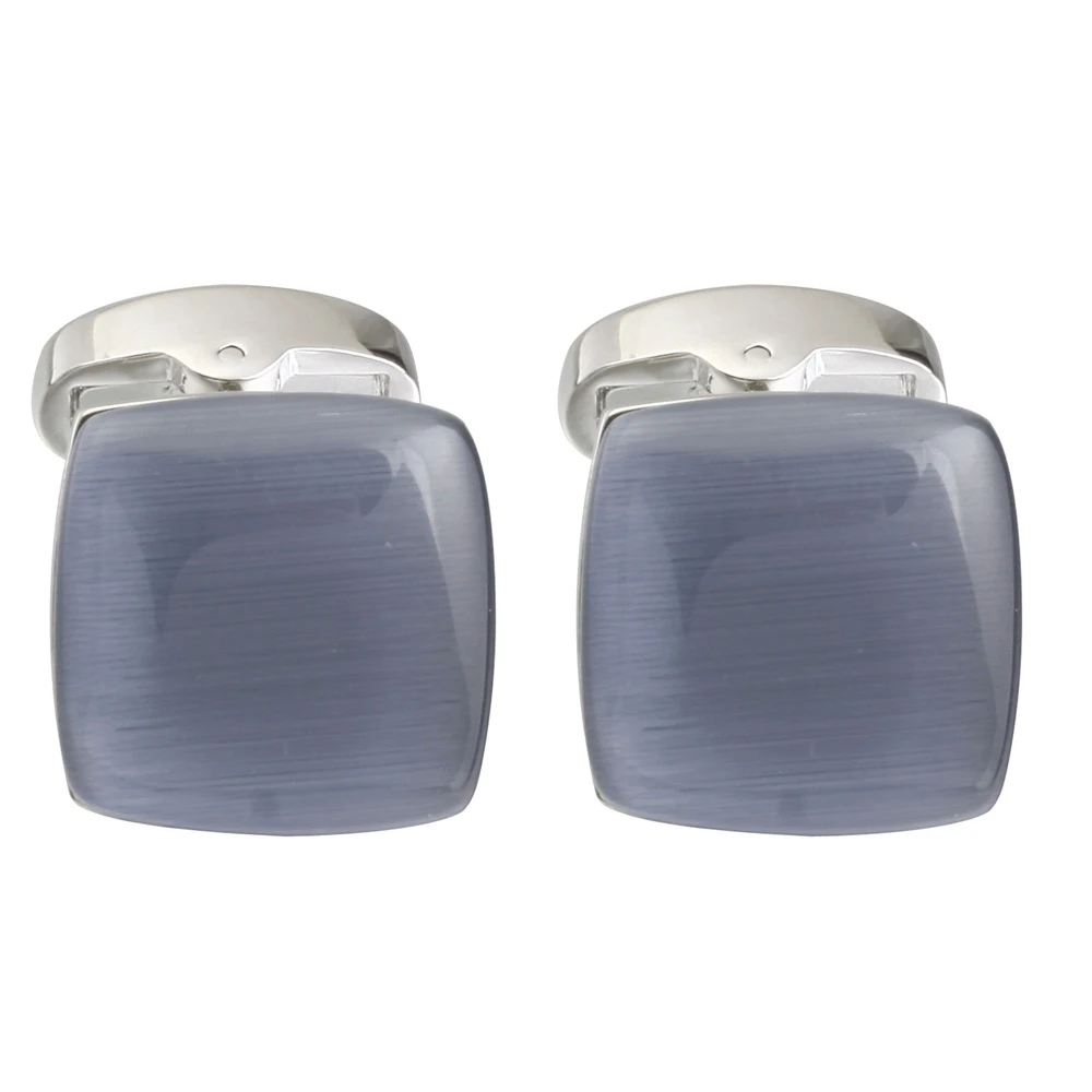 Мужские Запонки неправильной формы квадратные однотонные французские рубашки