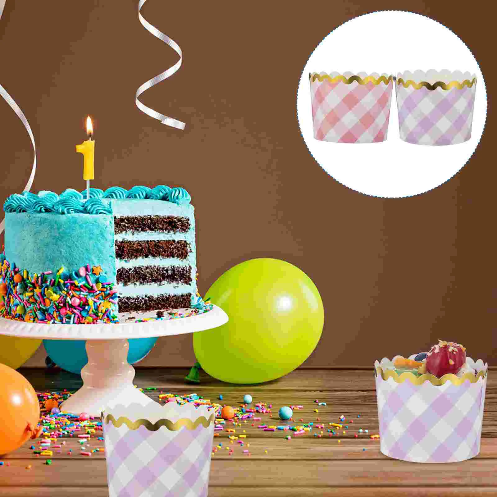 

100 шт., Бумажные Формочки Для Выпечки