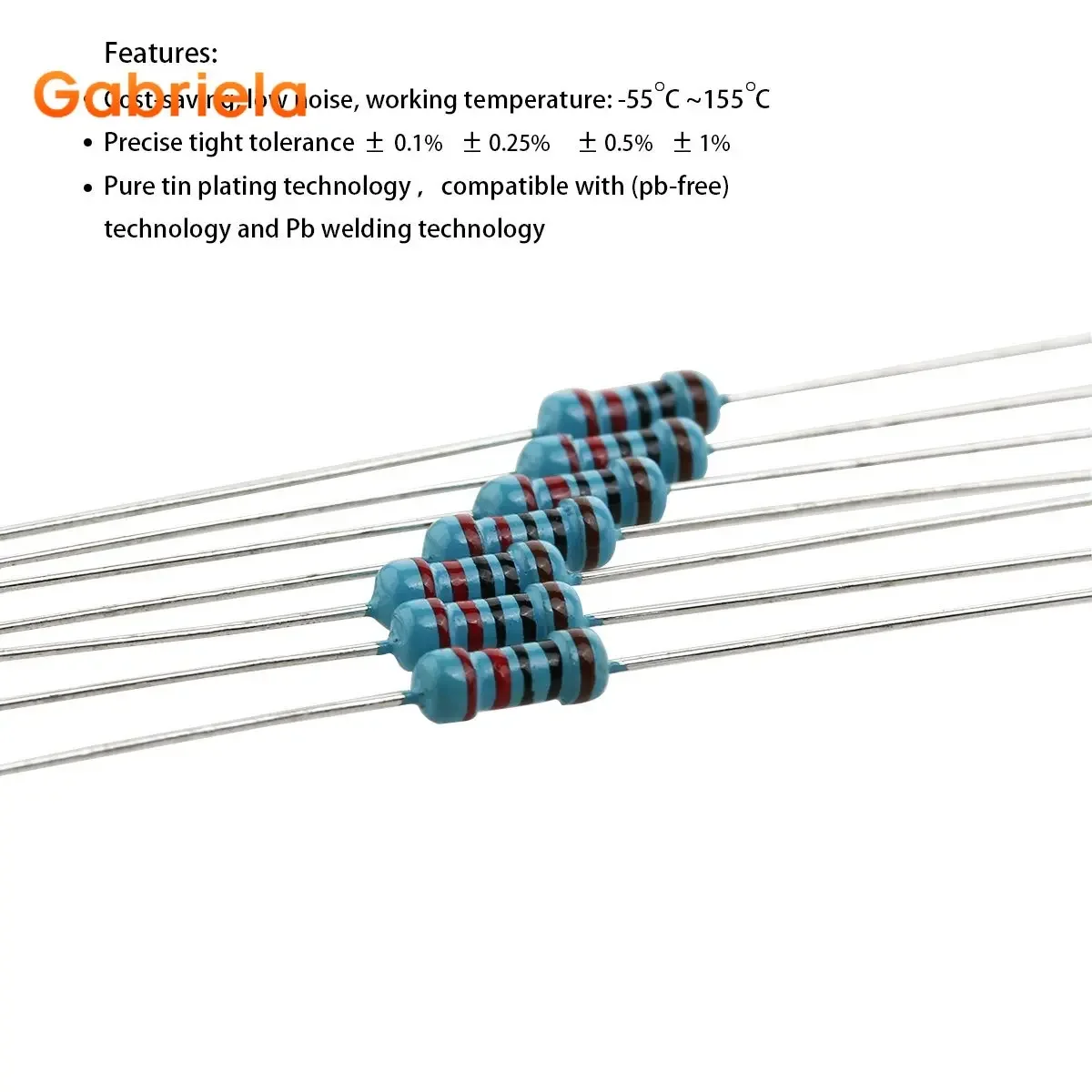 Комплект резисторов 1/4 Вт 56 значений x 20 шт. = 1120 (1 Ом-10 МОм) Металлопленочный