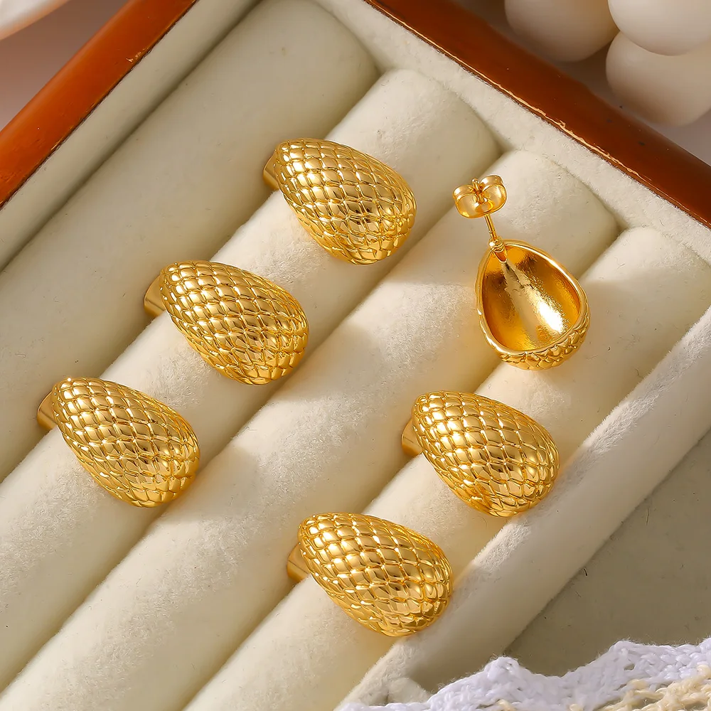 Liora креативные медные висячие серьги в форме семян для женщин золотые массивные с