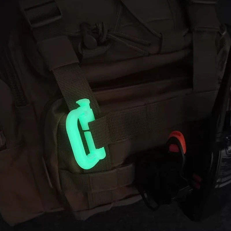 D-пряжка светящаяся Пряжка тактическая БЫСТРОРАЗЪЕМНАЯ защелка уличные