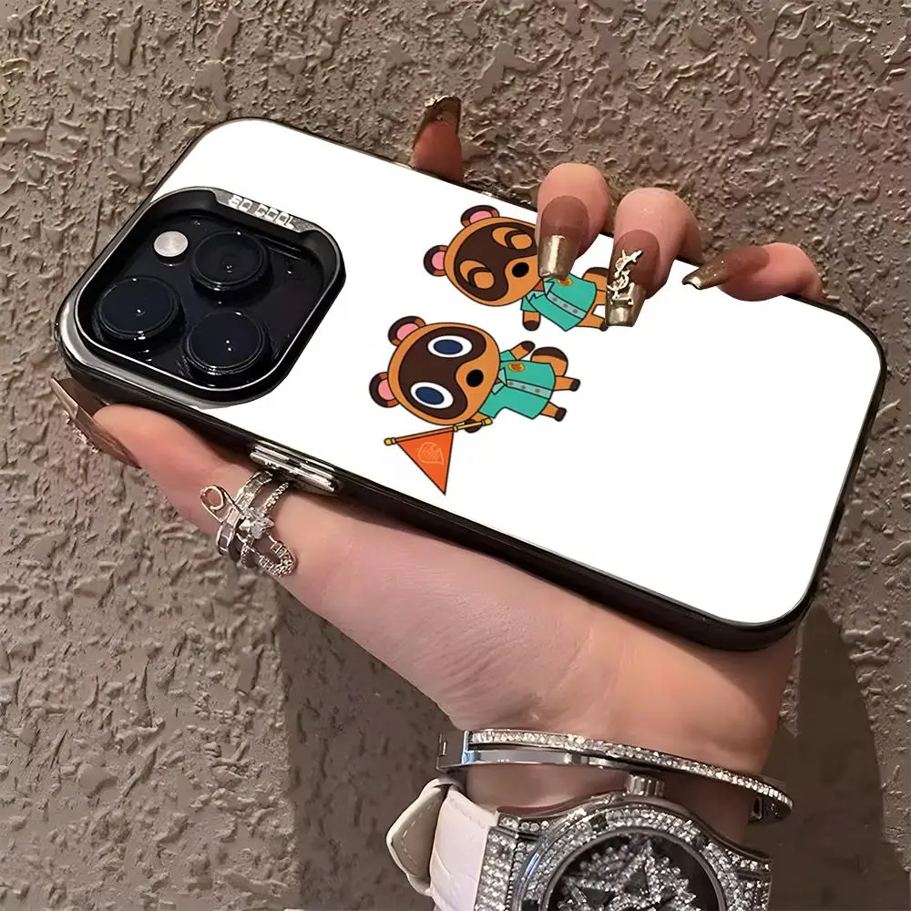 Чехол для телефона MINISO игра с изображением животных матовый цвет серебристый Iphone