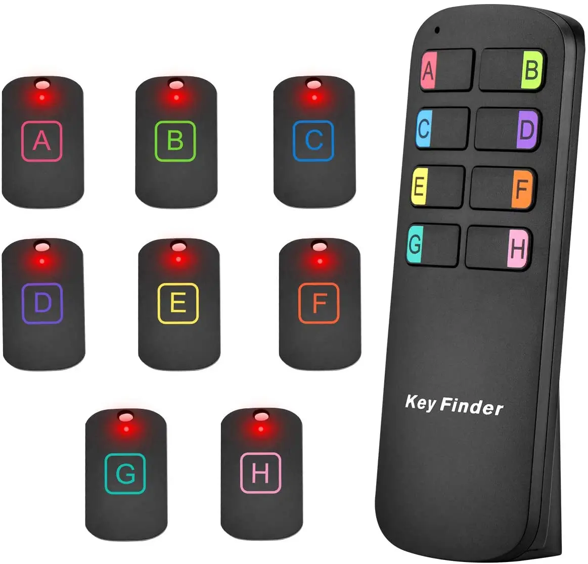

NEW Key Finder Locator,Wireless RF Item Locator with Letters Key Tracker with 85DB Loud Beeping Sound and 115 Feet Remote