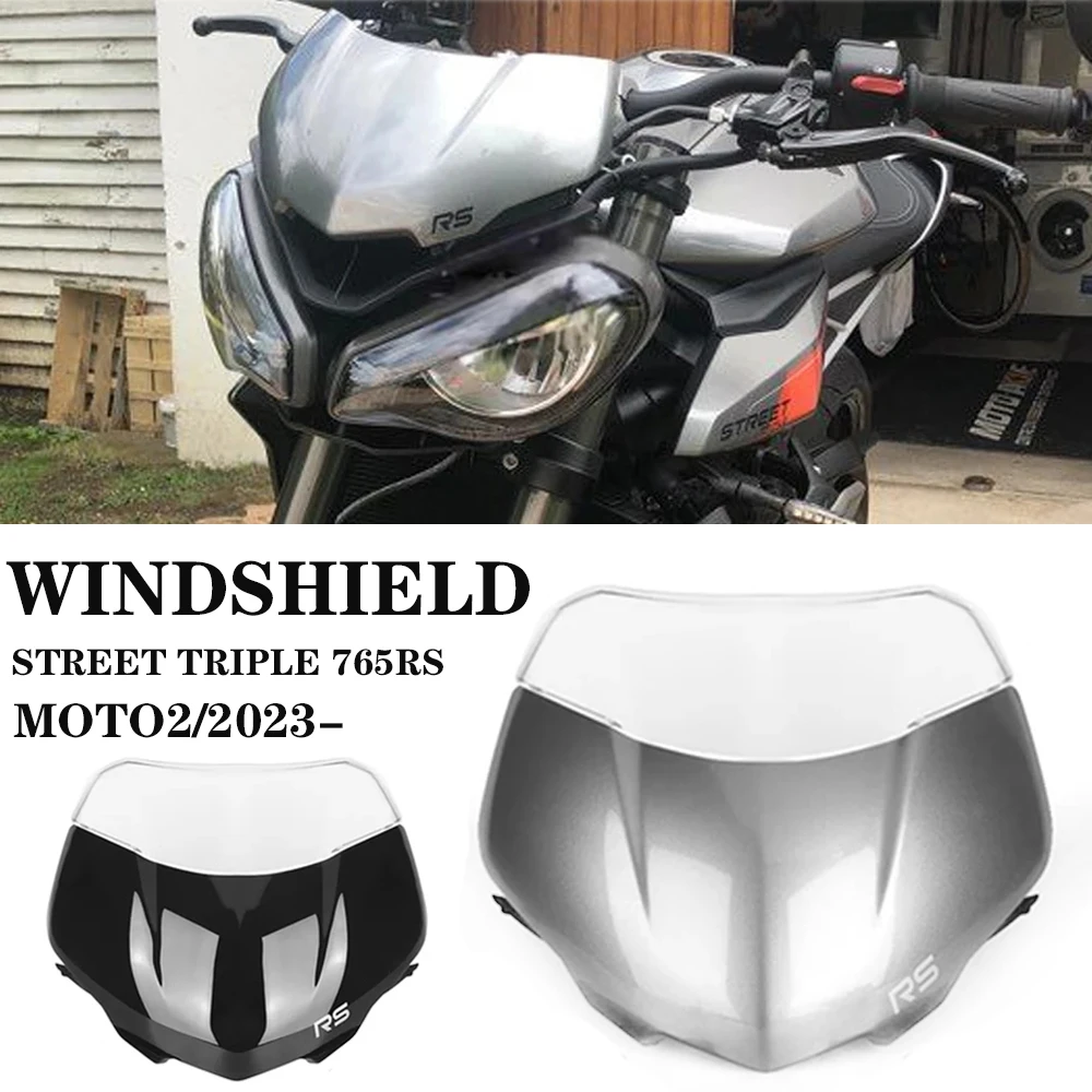 Для Street Triple 765RS 765 RS moto2 2023, переднее лобовое стекло ...