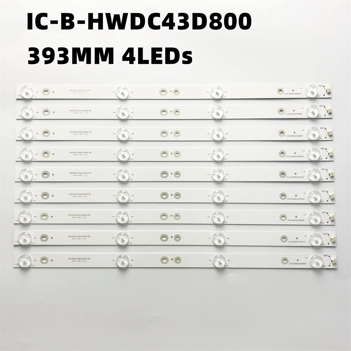 

450Pcs/Set LED Backlight Strip IC-B-HWDC43D800 CRH-BH433030030873L-Rev1.1 L43M5-AZ L43M5-AD For M I Screen MI43TV(T18)