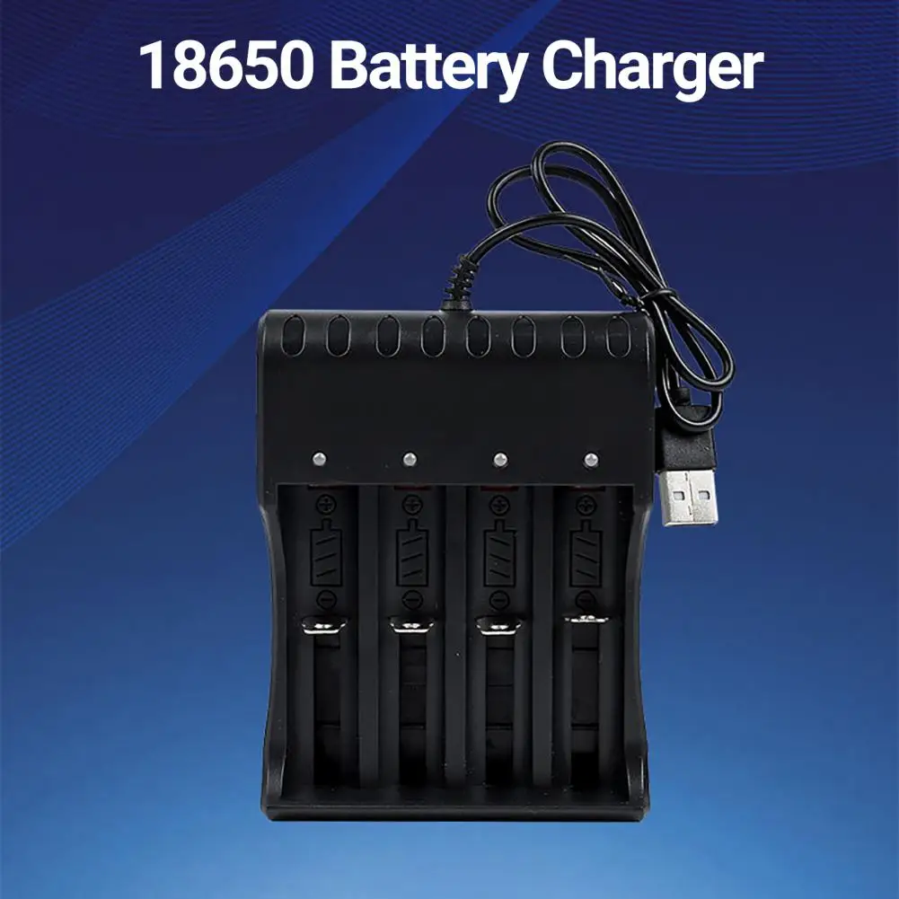 

Отличный Стабильный выход Высокая производительность 4 слота USB 18650 перезаряжаемый аккумулятор зарядный адаптер для внешнего аккумулятора