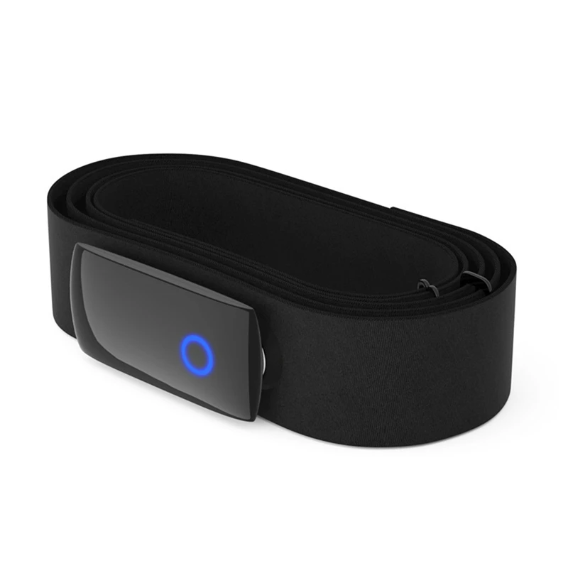 

1 Set Heart Rate Chest Strap Heart Rate Detector Bluetooth & ANT + Heart Rate Chest Strap Gym Outdoor Sports Black