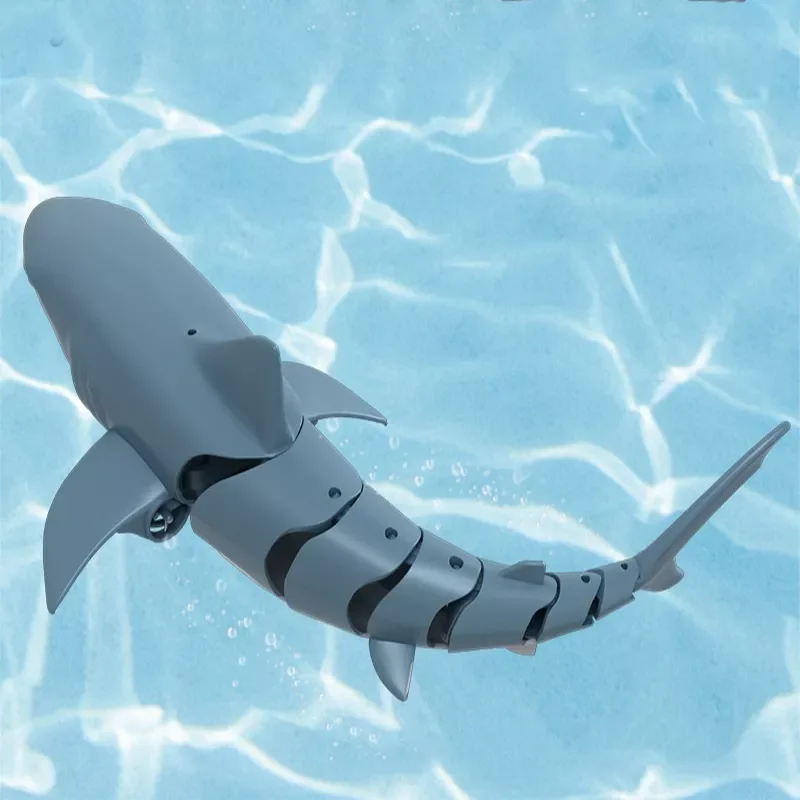 

2.4G T11 RC Shark Fish Boat Waterproof Simulation Outdoor Model Radio Control Animal Sharks Robot Toys for boys