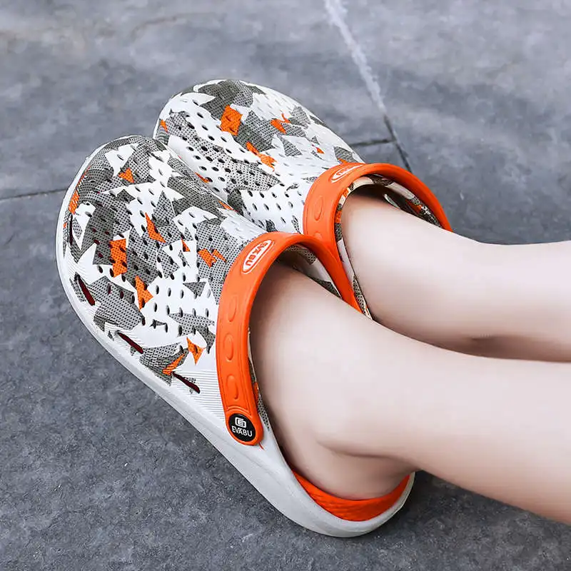 

Breath Sandal Man Non Leather Casual Flip Flops Man Brand Size 10 Men's Casual Shoes Camouflage Summer Sneakers For Men Tennis