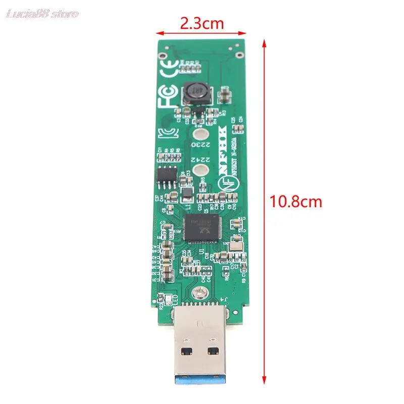 1 шт. SATA nvme двойной протокол m.2 SSD к USB 3 0 Адаптерная карта RTL9210B не поддерживается PCIe