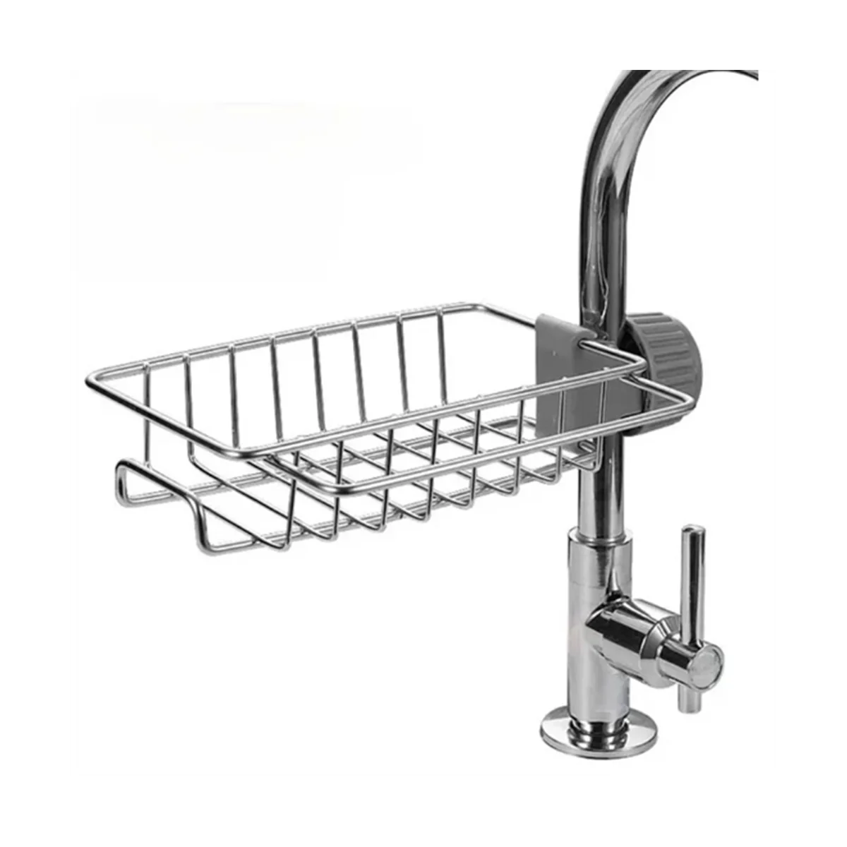 

Kitchen Stainless Steel Sink Drain Rack Sponge Storage Faucet Holder Soap Drainer Towel Rack Shelf Organizer Kitchen
