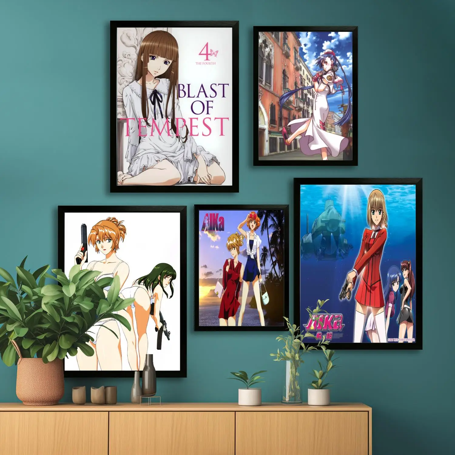 Художественный постер &quotСовременная семья&quot печать на холсте