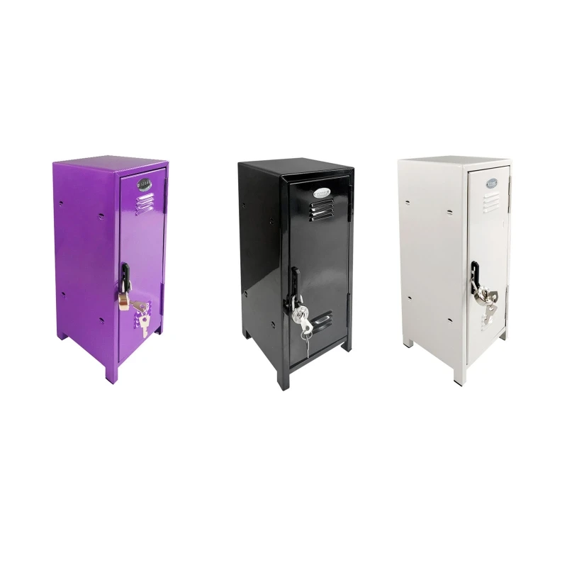 

K92A шкаф для хранения макияжа милый металлический органайзер для косметики для женщин и девочек-подростков