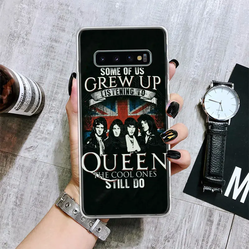 Rock фанки Freddie Mercury Queen чехол для телефона Samsung Galaxy M12 M21 M31 M51 M32 M52 M30S Note 20 Ultra 10 Plus 9 8 J4 J6