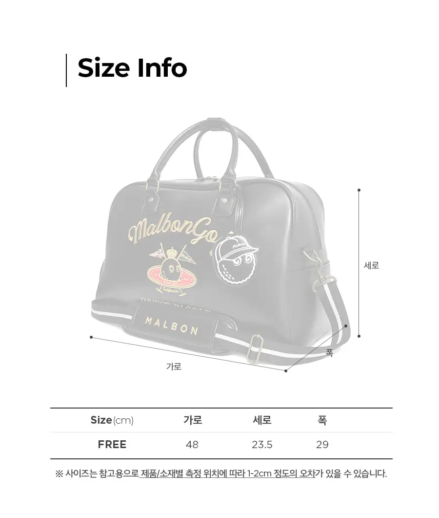 2023 Fashion  Sports Golf Boston Clothes Bag Handbag Shoulder Bag