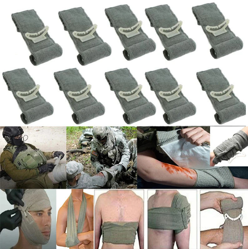 

1-6 шт., эластичный повязка для выживания